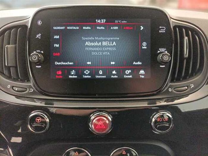 Fiat 500 1.0 GSE M-Hybrid Club Einparkhilfe Carplay Tempomat