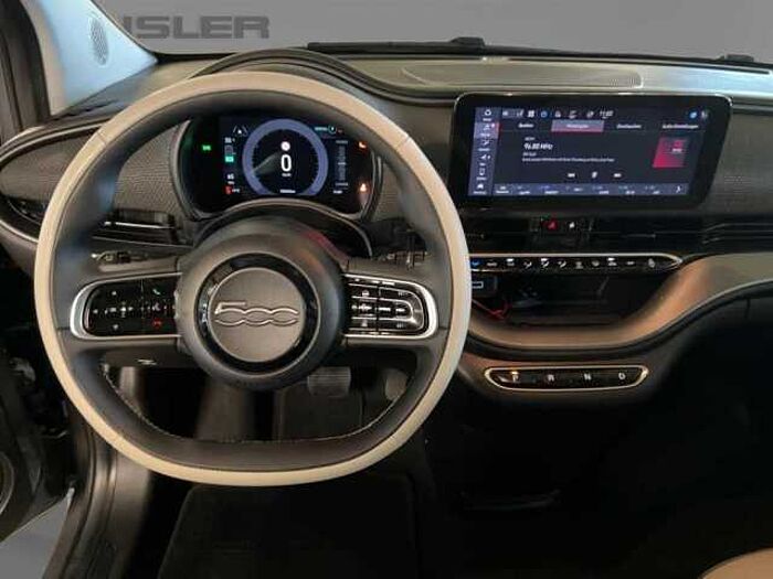 Fiat 500e la Prima Leder Navi Panoramadach Kamera LED