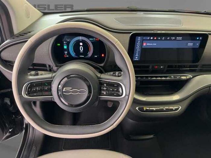 Fiat 500e la prima Leder Navi Panoramadach LED Kamera
