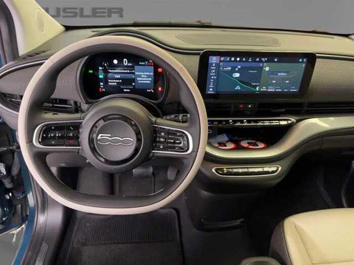 Fiat 500e la Prima by Bocelli Leder Panoramadach ACC Kamera