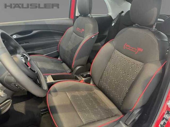 Fiat 500 Cabrio RED Cabrio 42kw/h 3-Phasen-Charger *Navi* *SHZ* *PDC* *Kamera* *CarPl