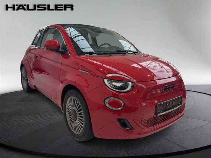 Fiat 500 Elektro 42 kWh 3-Phasen-Onboard-Charger Cabrio (RED) *Klimaautomatik* *Kamer