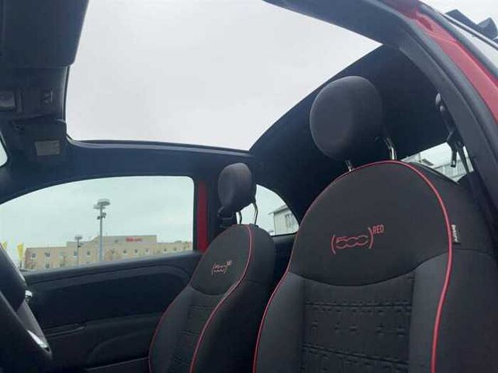 Fiat 500C 1.0 C Hybrid Red, PDC, Uconnect, Alu, Apple Car Play, Klima