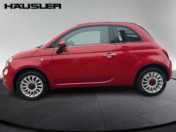 Fiat 500C 1.0 C Hybrid Red, PDC, Uconnect, Alu, Apple Car Play, Klima