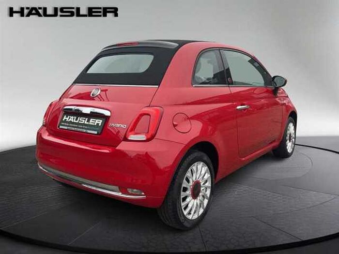 Fiat 500C 1.0 C Hybrid Red, PDC, Uconnect, Alu, Apple Car Play, Klima