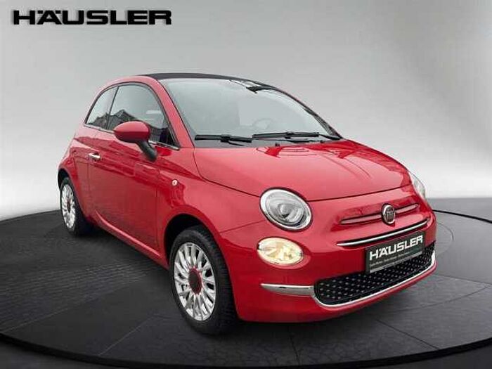 Fiat 500C 1.0 C Hybrid Red, PDC, Uconnect, Alu, Apple Car Play, Klima