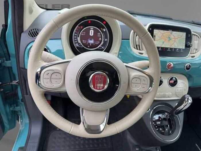 Fiat 500C Cabrio 1.2 Anniversario AUTOMATIK*Navi*PDC*Bluetooth*Allwetterreifen*Tempom