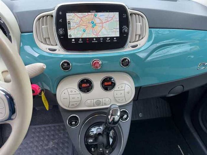 Fiat 500C Cabrio 1.2 Anniversario AUTOMATIK*Navi*PDC*Bluetooth*Allwetterreifen*Tempom