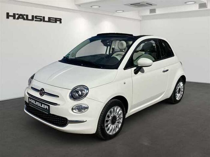 Fiat 500C 1.2 Lounge Verdeck Rot PDC Bluetooth Klimaautomatik