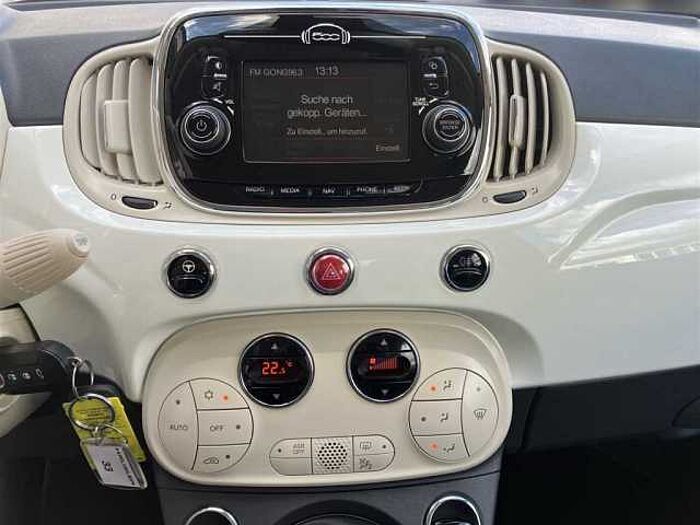 Fiat 500C 1.2 Lounge Verdeck Rot PDC Bluetooth Klimaautomatik