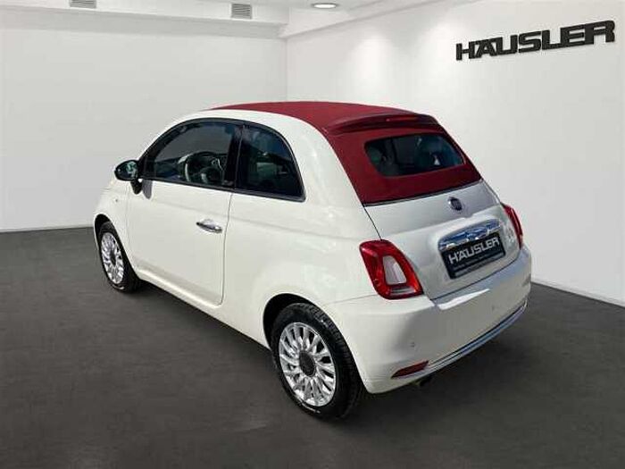 Fiat 500C 1.2 Lounge Verdeck Rot PDC Bluetooth Klimaautomatik