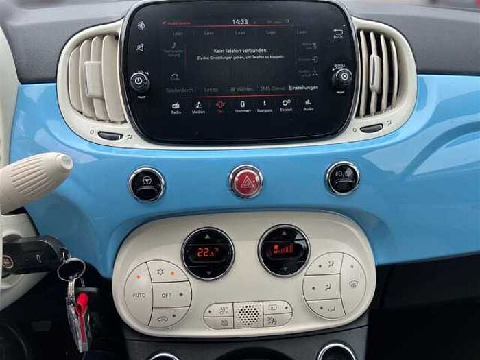 Fiat 500C 1.2 Spiaggina 58 PDC Klimaautomatik CarPlay Tempomat