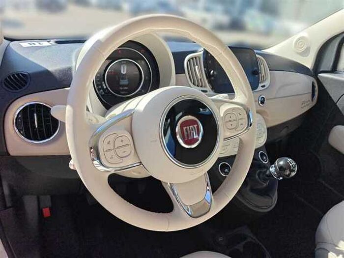 Fiat 500C 1.0 GSE Hybrid mit Teilleder, Parksensorik, Tempomat