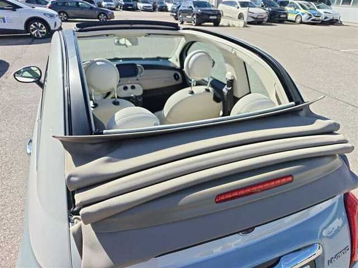 Fiat 500C 1.0 GSE Hybrid mit Teilleder, Parksensorik, Tempomat