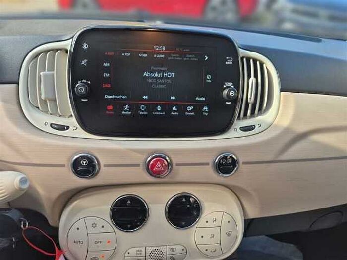 Fiat 500C 1.0 Hybrid Klima, Navigation, Parksensoren